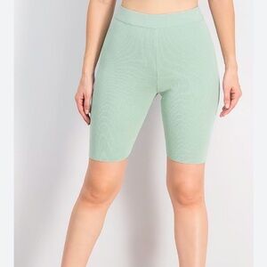 MNG Premium Ribbed Cyclist Bermuda Leggings